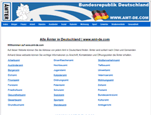 Tablet Screenshot of amt-de.com